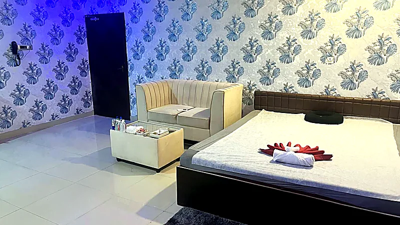 Private massage room at Royal International Spa